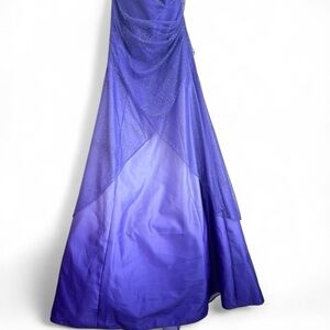 Jump Sparkling Purple Ombre Maxi Gown